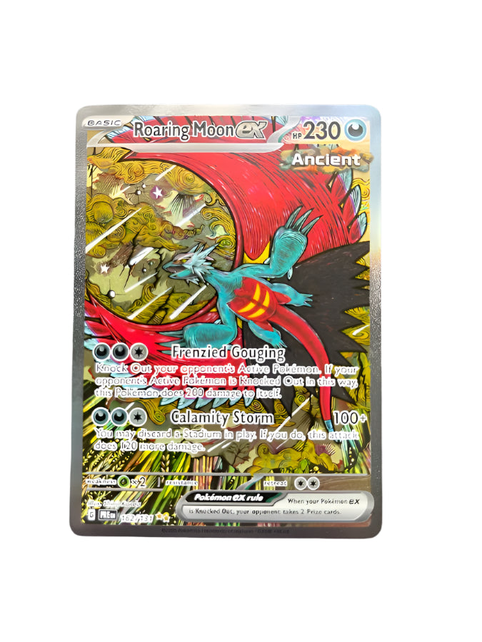Roaring Moon EX 162/131 Pokemon Prismatic Evolutions Special Illustrated Rare