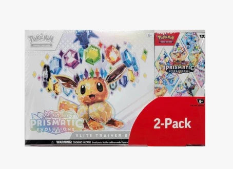 Costco Pokemon Prismatic Evolutions 2-Pack Trainer Box and Booster Bundle